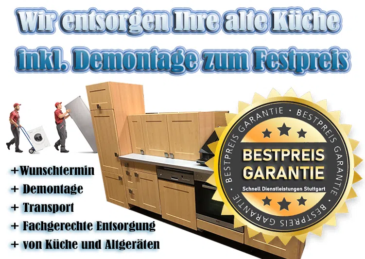 Küche entsorgen Stuttgart, Küchendemontage, alte Küche entsorgen, Stuttgart, Küche entsorgen Stuttgart - Küchendemontage & Entsorgung